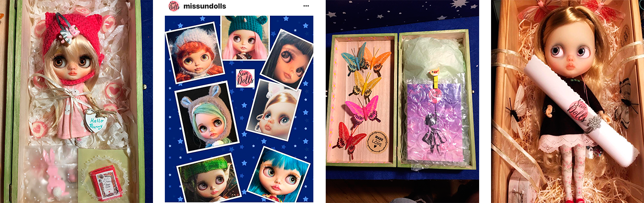 Muñecas artesanía SunDolls